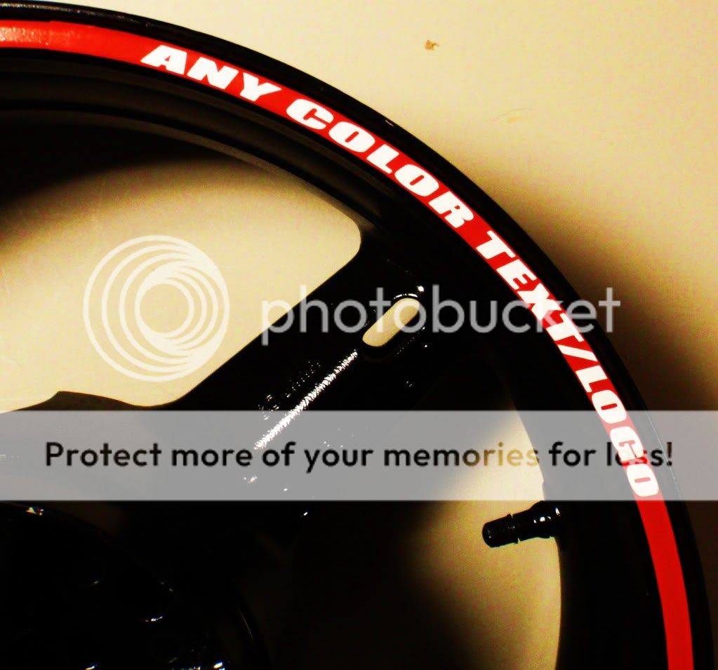 WHITE REFLECTIVE MOTORCYCLE RIM STRIPES WHEEL DECALS TAPE STICKERS CAR